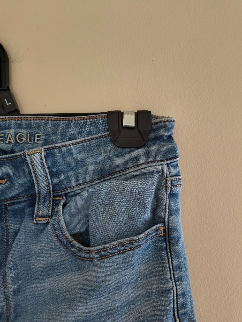 American Eagle Light Wash High Rise Jeggings